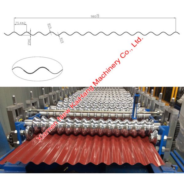 Надежный крен панели крыши формируя машину подгонянную с системой управления ПЛК