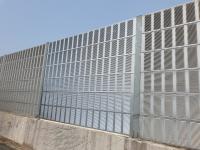 Barreira de ruído personalizável de 50 cm feita de aço galvanizado / bobina de alumínio