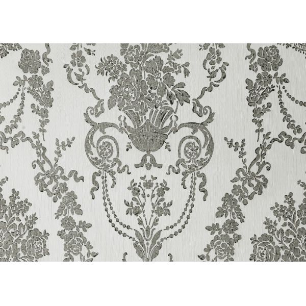 Черный/белый ретро винтажный азиатский воодушевленный Валльковеринг обоев 3Д/пряжи