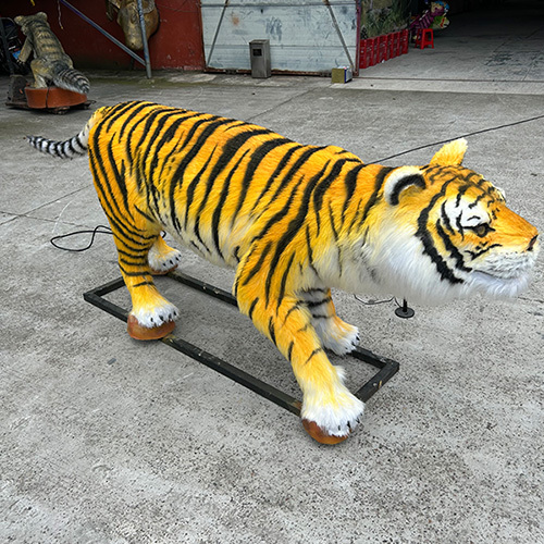 Safari Park Simulation Electric Animal Animatronic Tiger Model
