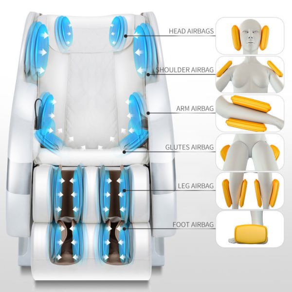 3d Zero Gravity Full Body Massage Machine Chair Rohs ISO9001 ODM