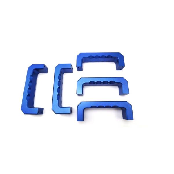 Silver Anodized CNC Precision Machined Parts , 0.002mm CNC Machine Aluminum Parts