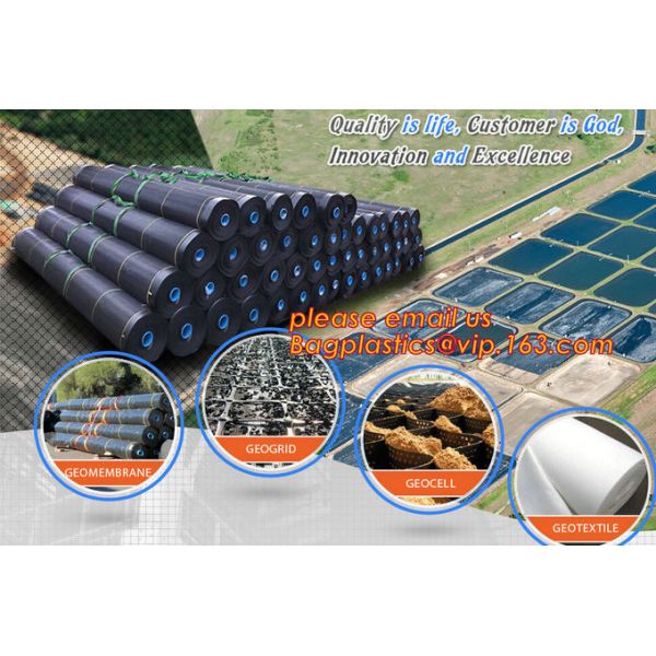 Construction Builder Film, Waterproof Dampproof, PONDS LINER, Geomembrane, Geotextile, Protective Cover
