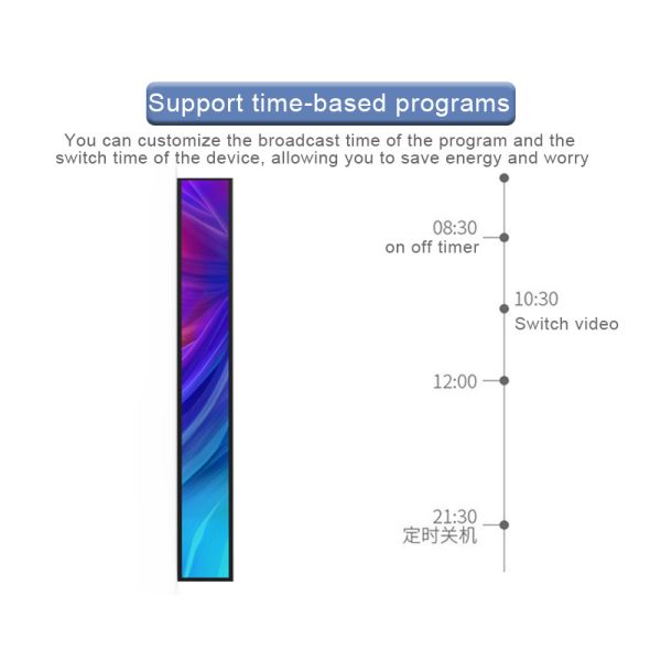 Ультра широкая стена экрана рекламы Lcd установила протягиванный панелью Signage цифров