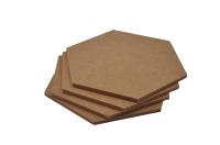 Panneau acoustique hexagonal 9 mm / 12 mm décoration intérieure