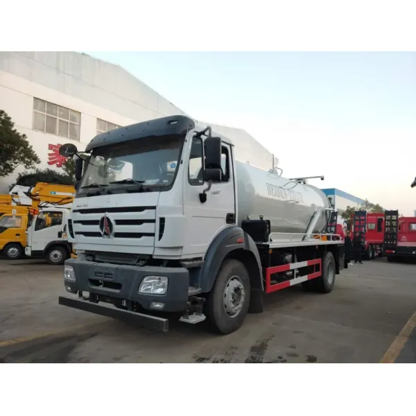 High-Capacity 15000L Municipal Vacuum Sewage Truck for Sale