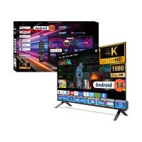 Téléviseur sans bord 32 40 50 55 65 pouces 4K UHD Android LED Ultra Mince