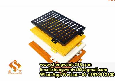 Exterior Perforated metal cladding metal facades aluminum factory in China