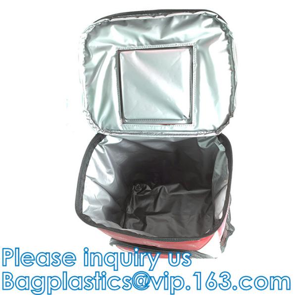 Zipper pocket, Leak Proof Backpack Cooler, Insulated Waterproof Large Capacity Bag, Beach lunch Accessories