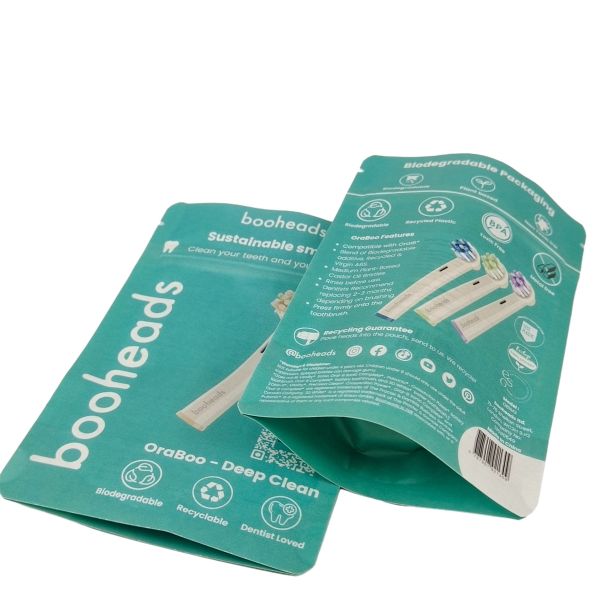 Biodegradable Bag For Body Lotion Bath Salt Shower Gel Food Packaging Bags Zip Lock Stand Up Pouch