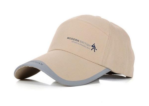 Army Green Canvas Baseball Cap / Golf Hat 3D Embroidery Logo 6 Panel For Mountain Climbing