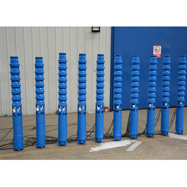 3 Phase 60hz / 50hz Deep Well Submersible Pump 10 - 600m Head Vertical Installation
