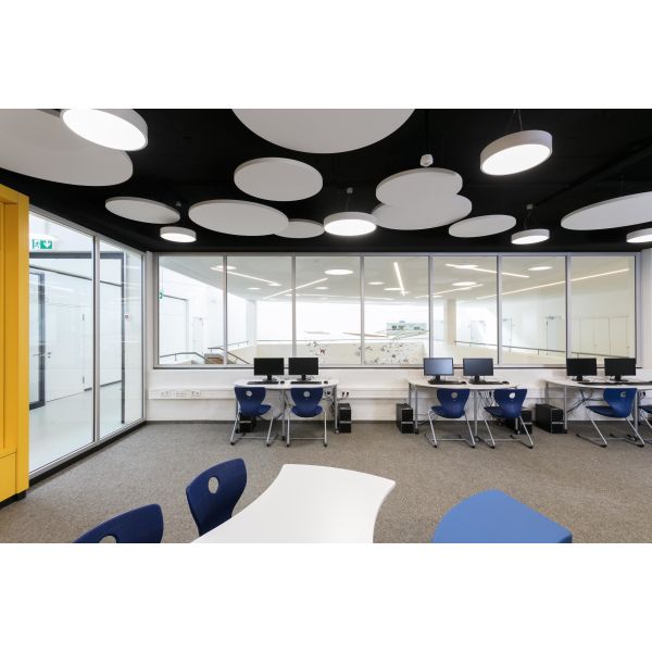 90mm アルミフレームガラス 温熱ガラス付き隔壁システム