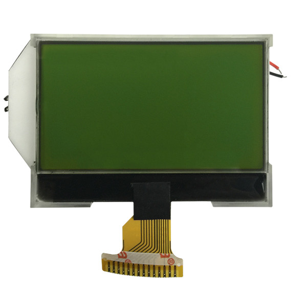 График LCD STN желтый зеленый Monochrome показывает 128x64 положительное 3.3V SPI