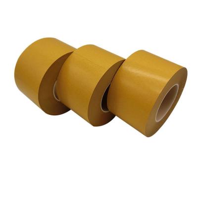 Oilproof tomado partido dobro amarelo da fita de esparadrapo do tapete do anti deslizamento para o tapete