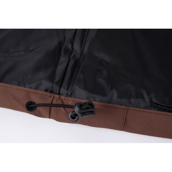 Men's 10000mm Waterproof Windproof Classic Jacket with Adjustable Fit and Color-Block Design