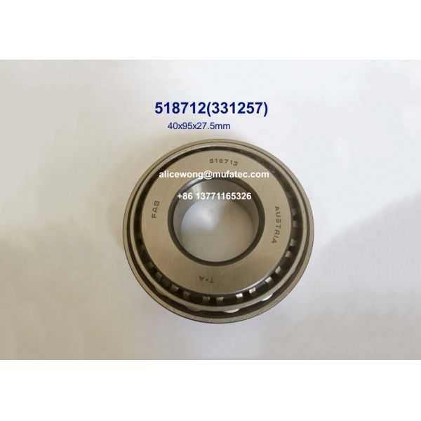 518712 331257 automotive bearings taper roller bearings 40*95*27.5mm