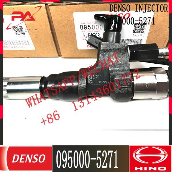 Inyector de combustible común diesel del carril 095000-5271 0950005271 para HINO J08E con buena calidad