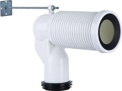 PP Elbow Wall Toilet Drain Pipe Small Friction Resistance For Underground Sewage