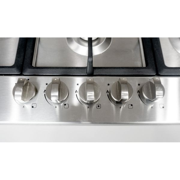 5 Burner Stainless Steel Built In Stove Supplier Liquefied Natural Gas Battery Electric Power For Household ECO-S5761