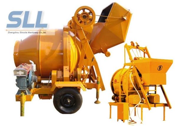 JZC350 Concrete Mixer Concrete Batching Plant Diesel Engine Concrete Mixer Machine
