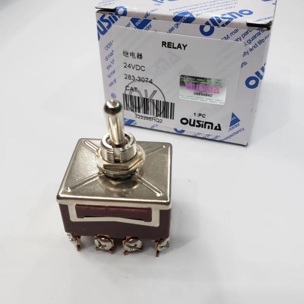 2833074 interruptor do relé 24vdc do tempo de atraso para a máquina escavadora do CAT E312 E320