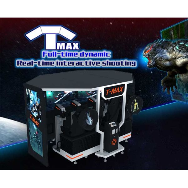 цвет черноты игрового автомата имитатора стрельбы лазера оружия аркады 5Д Тмакс видео-