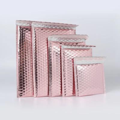 Sacs d'emballage en aluminium Enveloppes rembourrées en or rose 160GMS-220GMS