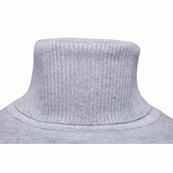 2022 Men's Solid Color Sweater with Two Lapels and High Elastic Material Function