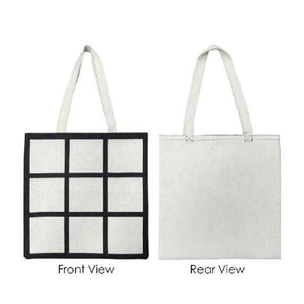 Sacs à main à motifs de grille de personnalité de sublimation stylée pour l'impression de sublimation