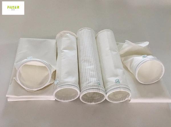 Sacos de filtro não tecidos do poliéster P84 para a planta de aço da planta do cimento da indústria