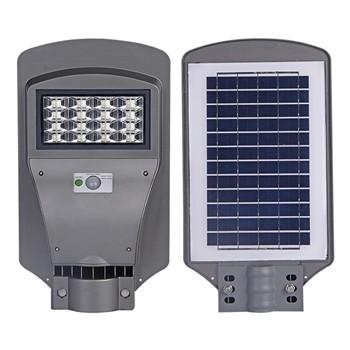 LED solar street lamp Street Light 6500K light control + radar sensor Lens