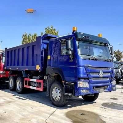 6x4 371hp 10 Wheeler Sinotruk Dump Truck , Second Hand Howo Dumper Truck