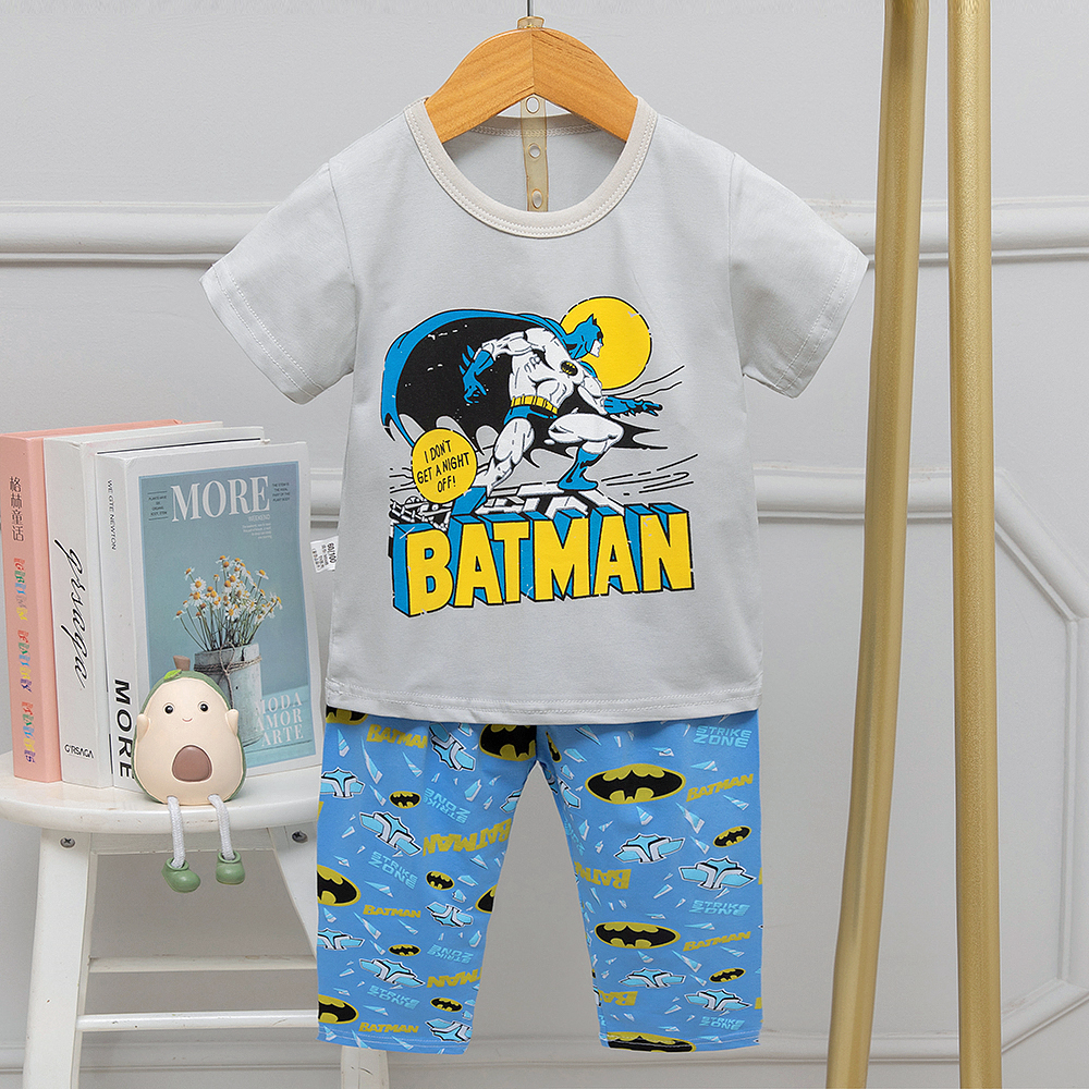 Batman Round Neck Night Suit Home Clothes Age 3 Pyjamas
