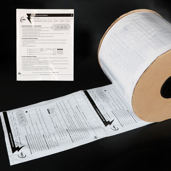 Подгонянный LDPE Pre раскрыл сумки на Rolls использует для машины завалки