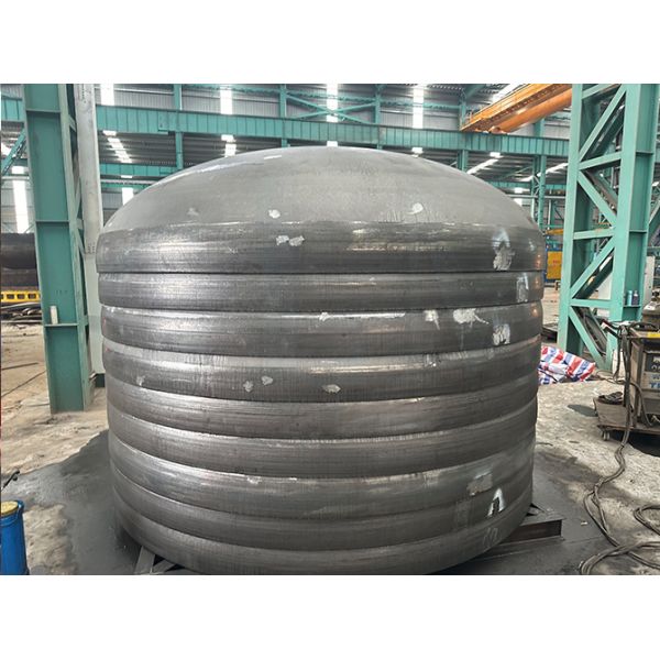 Настроенная углеродистая сталь 2: 1 головы для посуды с стандартами ASME / PED