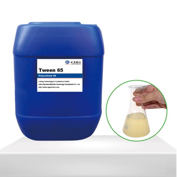 Cas 9005-71-4 Tween Polysorbate 65 Polyoxyethylene 20 Sorbitan Tristearate Surfactant In Bulk