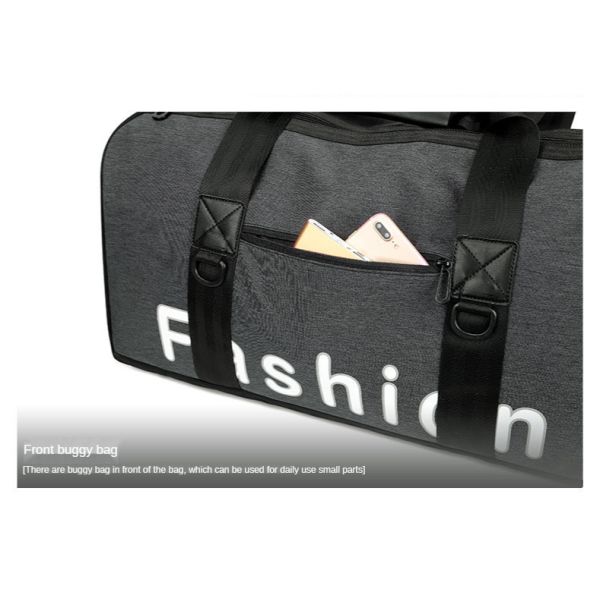 PU Leather Sports Messenger Short Distance Travel Bag 52*25*31cm