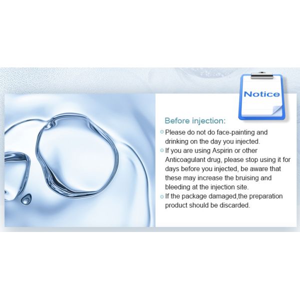 Hospital Neck Lines 1ml Hyaluronic Acid Filler Removing Neck Fine Wrinkles