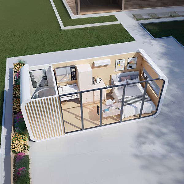 Ideal Home Or Office With A 20ft Container Prefab House And Apple Cabin