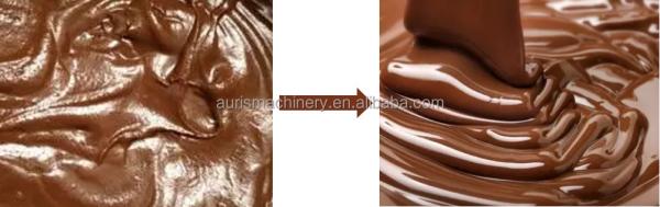 refinador elétrico do Conche do chocolate da máquina da fatura de chocolate do fabricante do petisco do chocolate de 500L 1000L