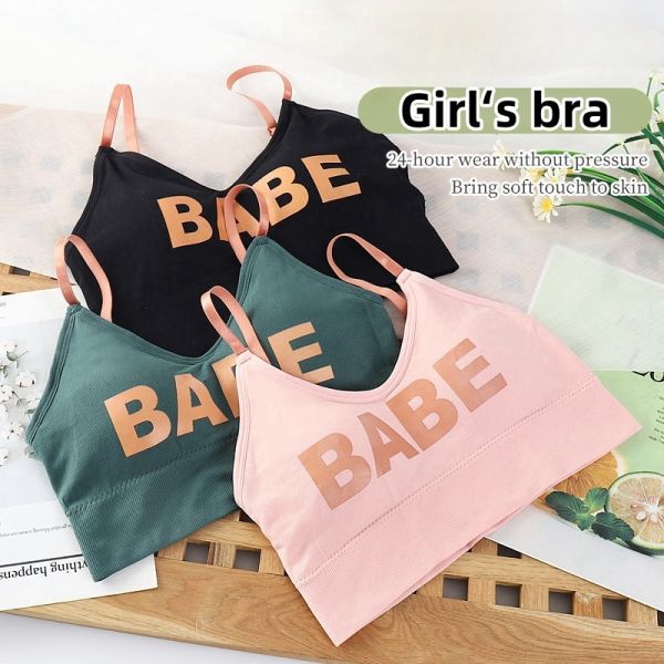 Comfortable Vest Style Girl's Bra High Quality New Arrival 2025 Wholesale Women Vest Style Bra for Slim Girls