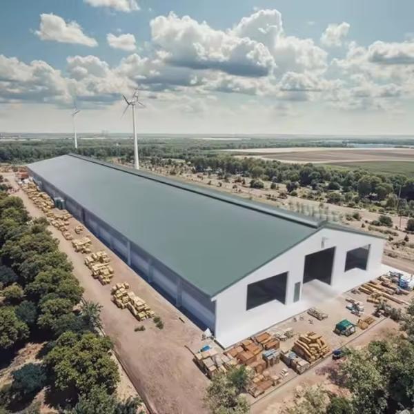 Automatic Metal Cage Steel Structure Broiler Chicken Poultry House