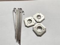 Protección ultravioleta acabada de 0.5m m de los clips de aluminio del panel solar
