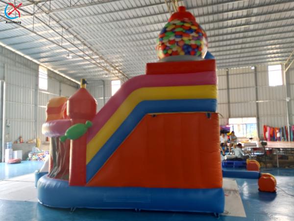 Manufacturer Inflatable Combos Happy Easter Candy Inflatable Bounce House Castle