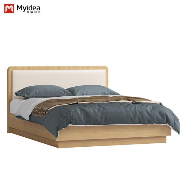 Fabricado em Foshan Fábrica Myidea Quadro de cama Metal pesado Cama de banho Mobiliário de apartamento para adultos
