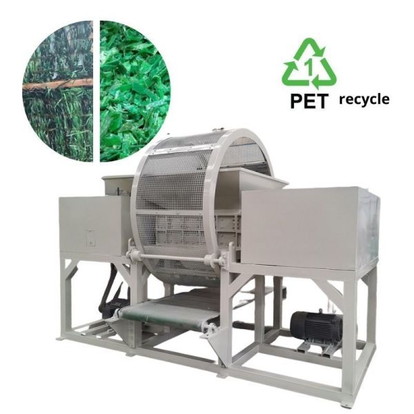 Full Automatic Thick Plastic Plate Duroplasts Two-Axis Crusher Shredder 2300*1000*1600mm