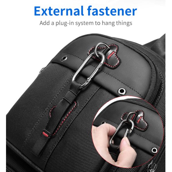 Fabrica mayorista de gran capacidad bolso de hombro de viaje multifuncional bolso de eslingas bolso de pecho Crossbody masculino