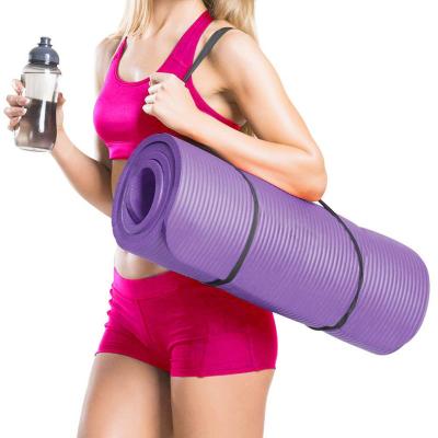 Tapis à haute densité de yoga de 71Inch NBR d'exercice larme épaisse supplémentaire de Mat Foam d'anti