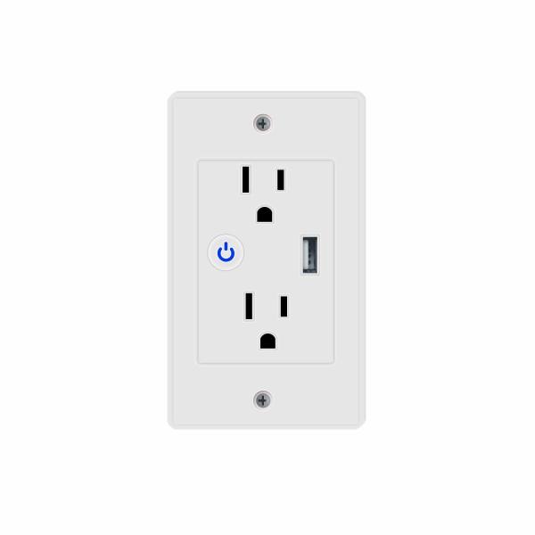 Soquete esperto assistente ZigBee da tomada da tomada 10A Google da C.A. Wifi 120V